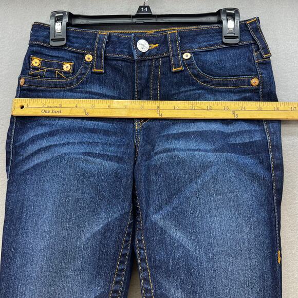 True Religion Jeans Women's 28 (6) Blue Hi-Rise Legging Ankle Skinny Preppy - Picture 11 of 14